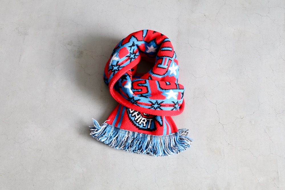 COMME des GARCONS SHIRT(  륽 ) "knitted jacquard acrylic football scarves"