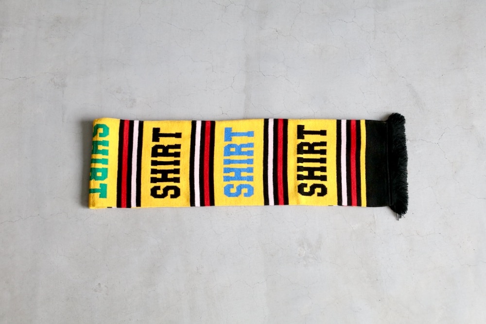 COMME des GARCONS SHIRT(  륽 ) "knitted jacquard acrylic football scarves"