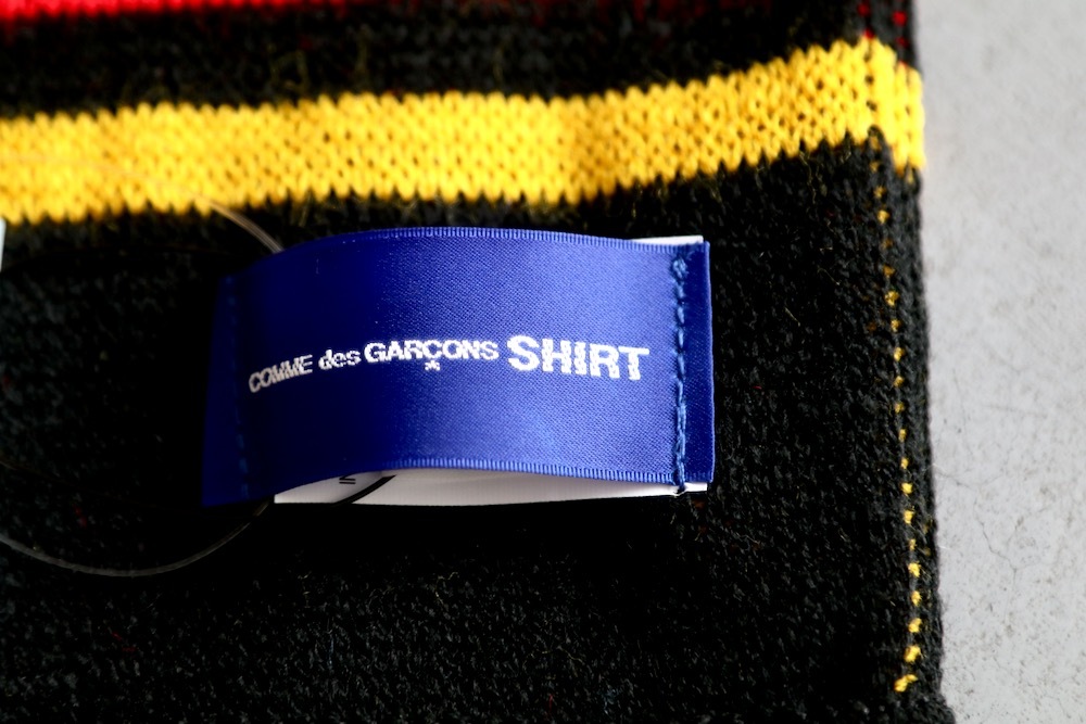 COMME des GARCONS SHIRT(  륽 ) "knitted jacquard acrylic football scarves"