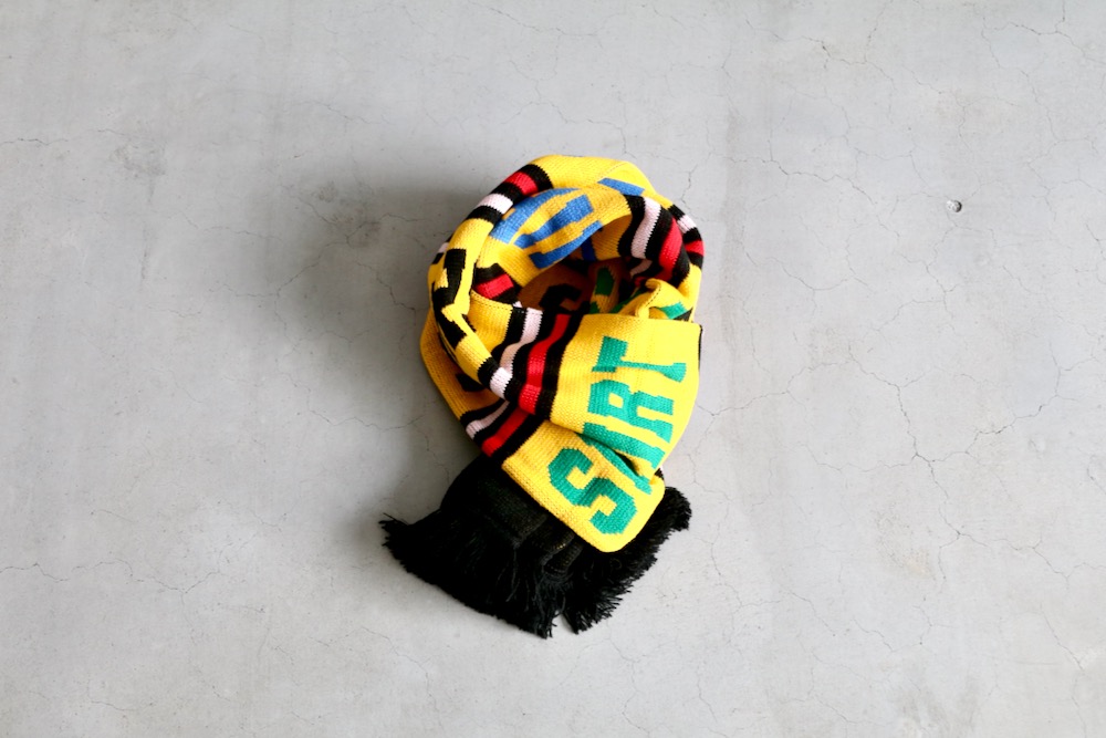 COMME des GARCONS SHIRT(  륽 ) "knitted jacquard acrylic football scarves"