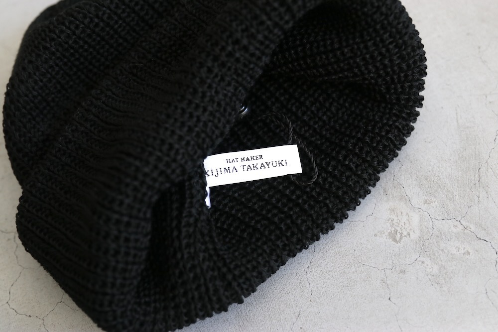 KIJIMA TAKAYUKI(������ �����業) "COTTON ACRYLIC WATCH CAP"