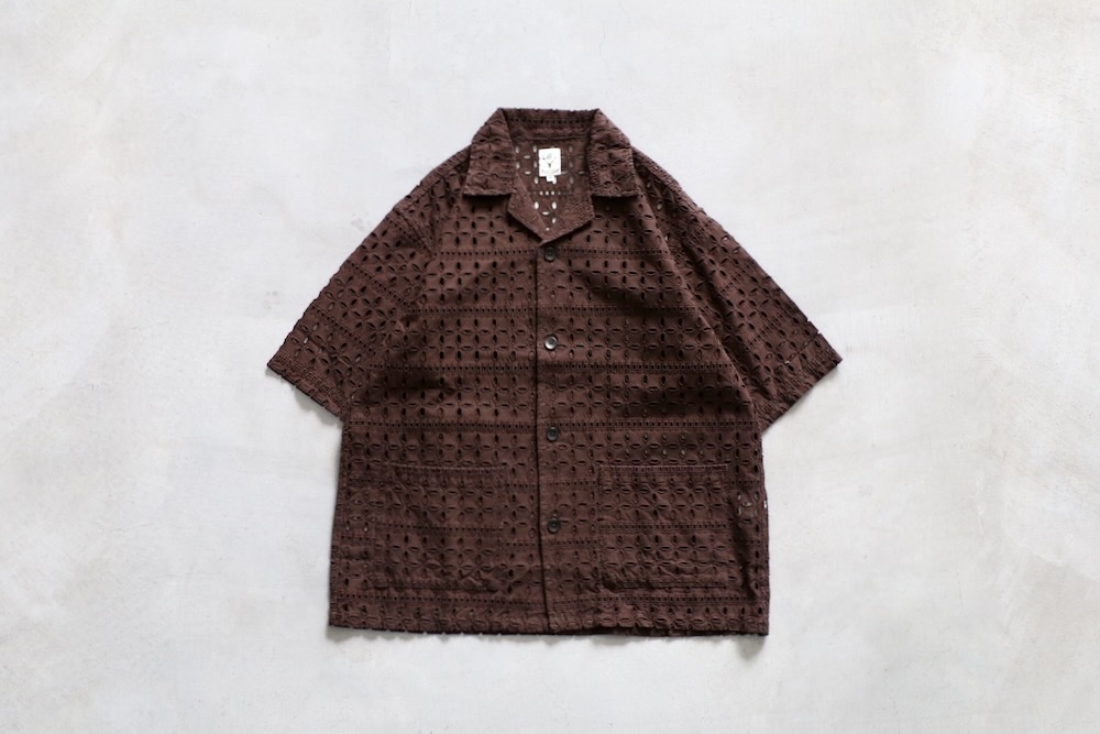 South2 West8 (�������ġ� �������ȥ�����) "Cabana Shirt - Cutwork Embroidery"