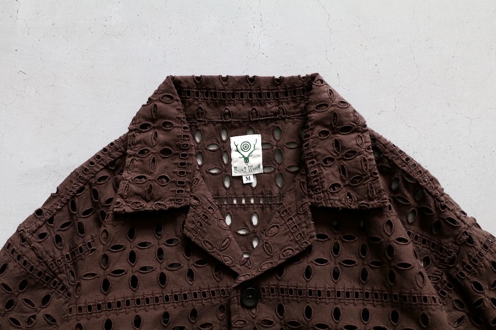 South2 West8 (�������ġ� �������ȥ�����) "Cabana Shirt - Cutwork Embroidery"