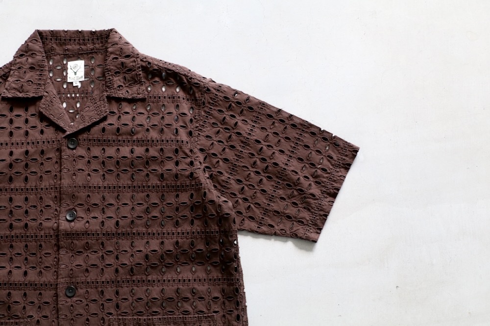 South2 West8 (�������ġ� �������ȥ�����) "Cabana Shirt - Cutwork Embroidery"