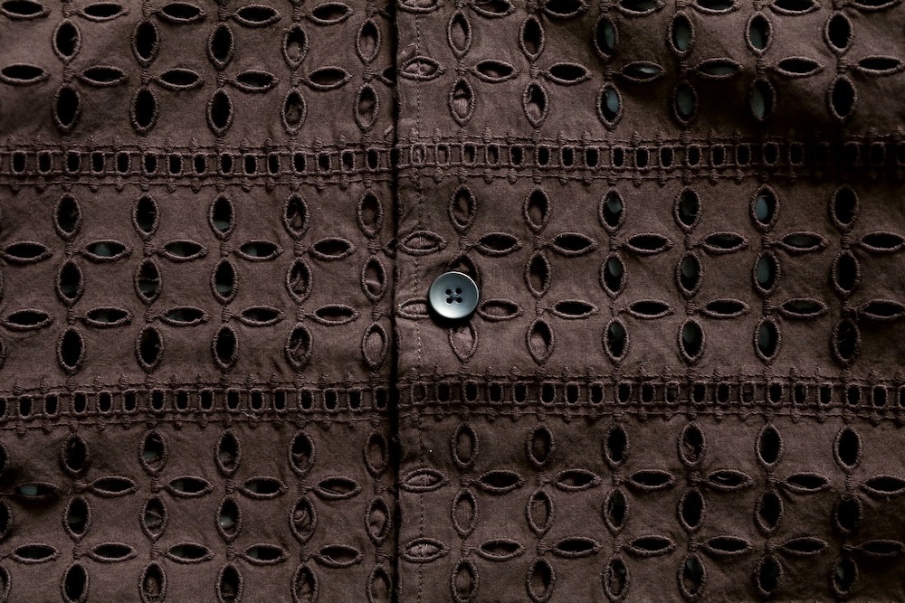 South2 West8 (�������ġ� �������ȥ�����) "Cabana Shirt - Cutwork Embroidery"