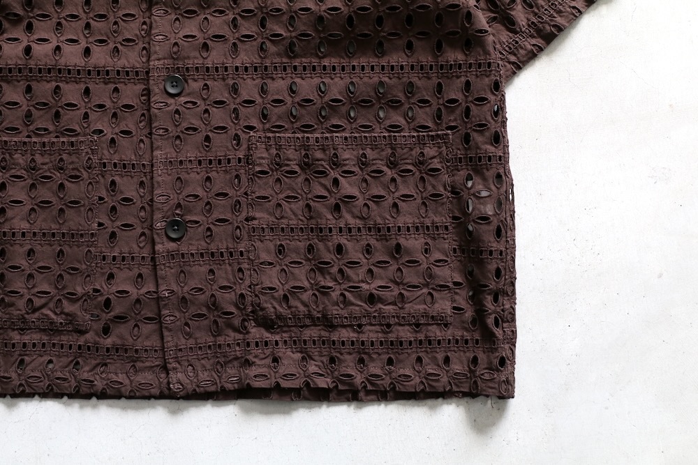 South2 West8 (�������ġ� �������ȥ�����) "Cabana Shirt - Cutwork Embroidery"