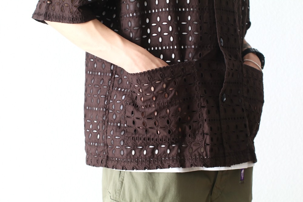South2 West8 (�������ġ� �������ȥ�����) "Cabana Shirt - Cutwork Embroidery"