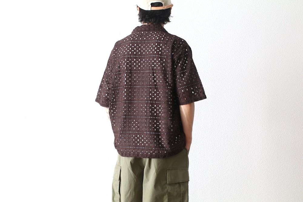South2 West8 (�������ġ� �������ȥ�����) "Cabana Shirt - Cutwork Embroidery"