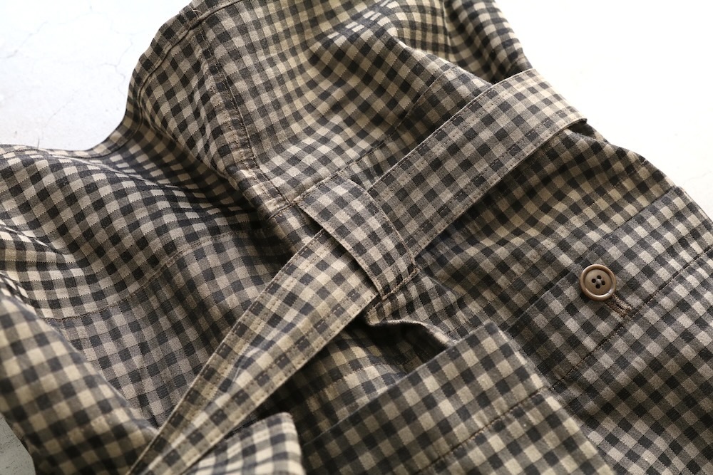 ts(s) (�ƥ�����������) "Gingham Plaid Jacquard Polyester*Cotton Cloth Thai Pants"
