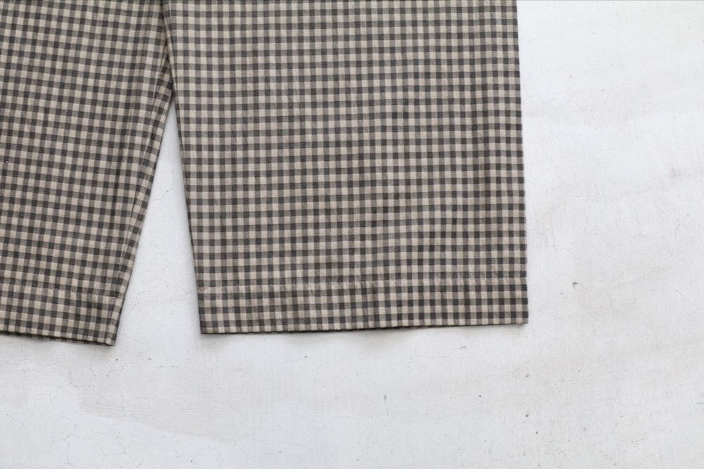 ts(s) (�ƥ�����������) "Gingham Plaid Jacquard Polyester*Cotton Cloth Thai Pants"