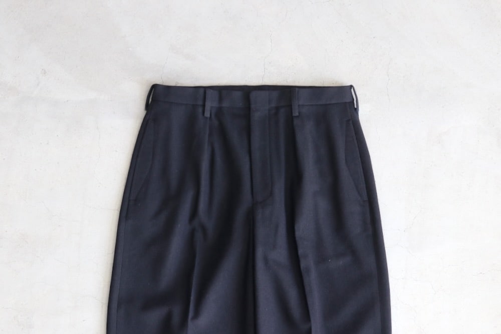 SEVEN BY SEVEN (���֥�Х����֥�) "IN TUCK TROUSERS ��Powder melton��"