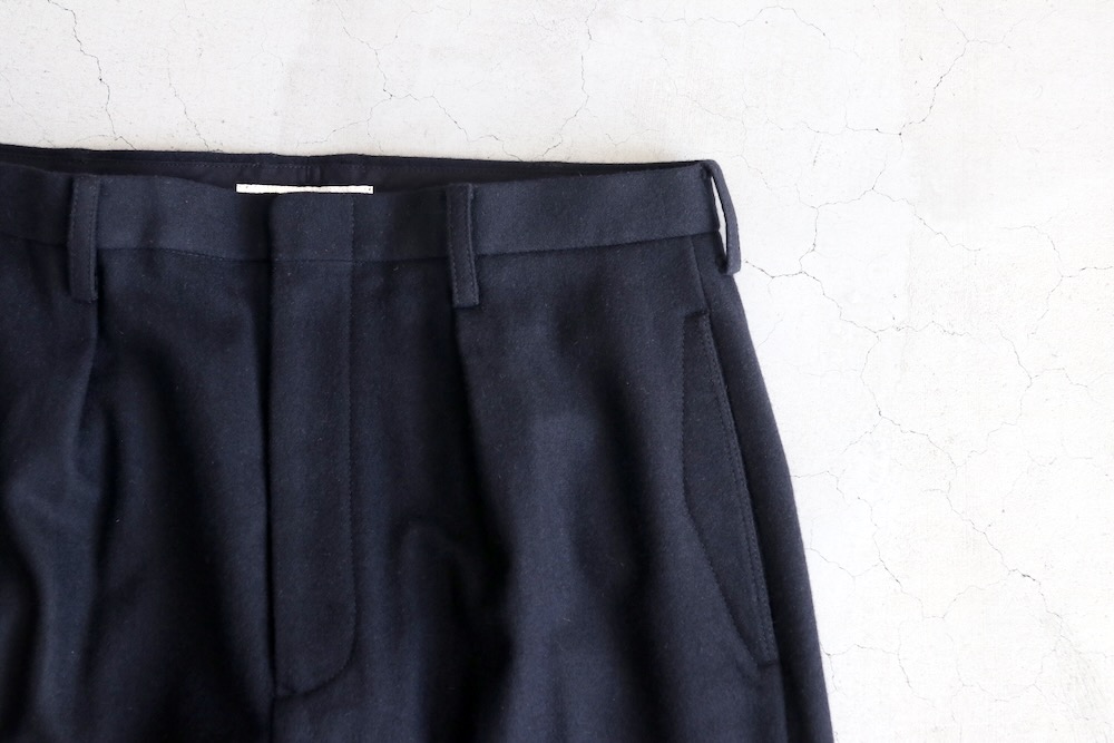 SEVEN BY SEVEN (���֥�Х����֥�) "IN TUCK TROUSERS ��Powder melton��"