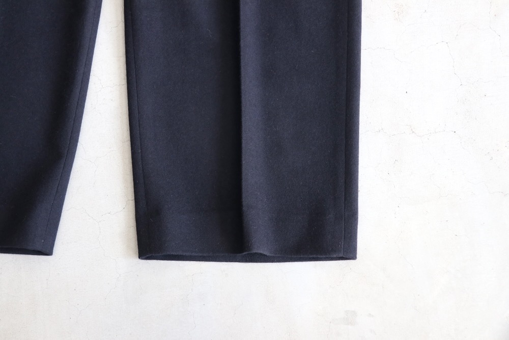 SEVEN BY SEVEN (���֥�Х����֥�) "IN TUCK TROUSERS ��Powder melton��"