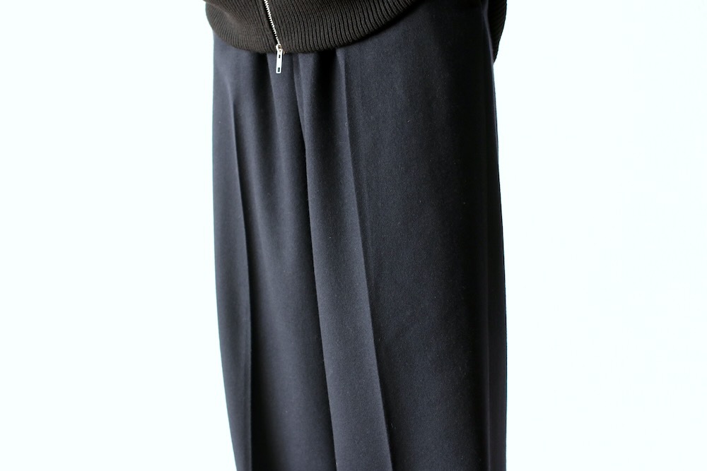 SEVEN BY SEVEN (���֥�Х����֥�) "IN TUCK TROUSERS ��Powder melton��"