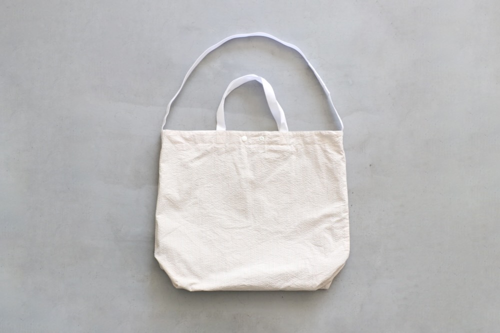 Engineered Garments (󥸥˥ɥ) "CARRY ALL TOTE REVERSIBLE - COTTON SEERSUCKER STRIPE"