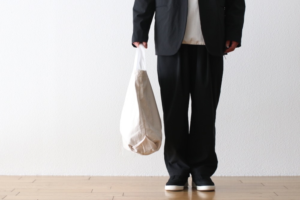 Engineered Garments (󥸥˥ɥ) "CARRY ALL TOTE REVERSIBLE - COTTON SEERSUCKER STRIPE"