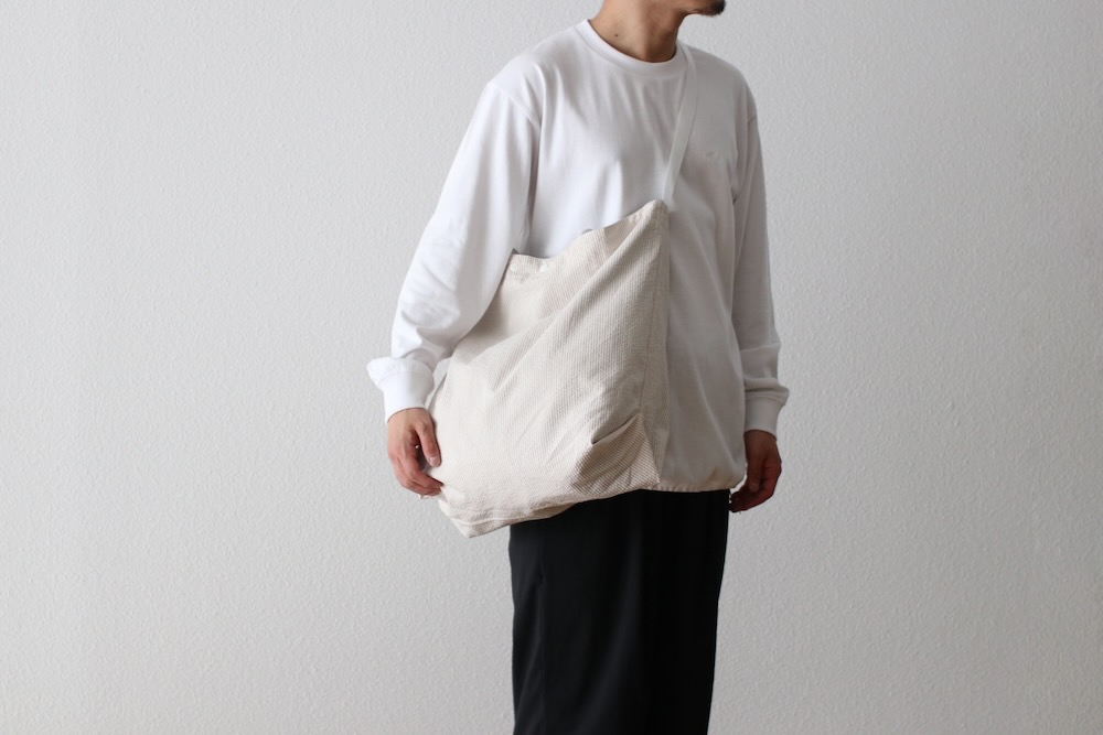 Engineered Garments (󥸥˥ɥ) "CARRY ALL TOTE REVERSIBLE - COTTON SEERSUCKER STRIPE"