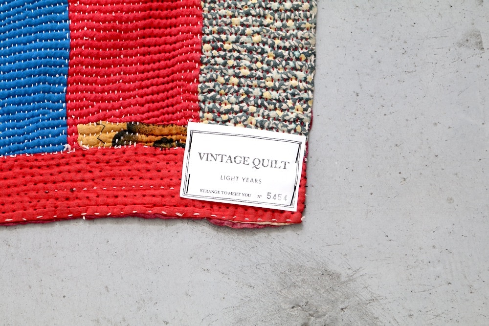 ラリーキルトVINTAGE QUILT LIGHT YEARSライトイヤーズ LIGHT YEARS(ライト イヤーズ) “VINTAGE QUILT -OVER DYE 1551