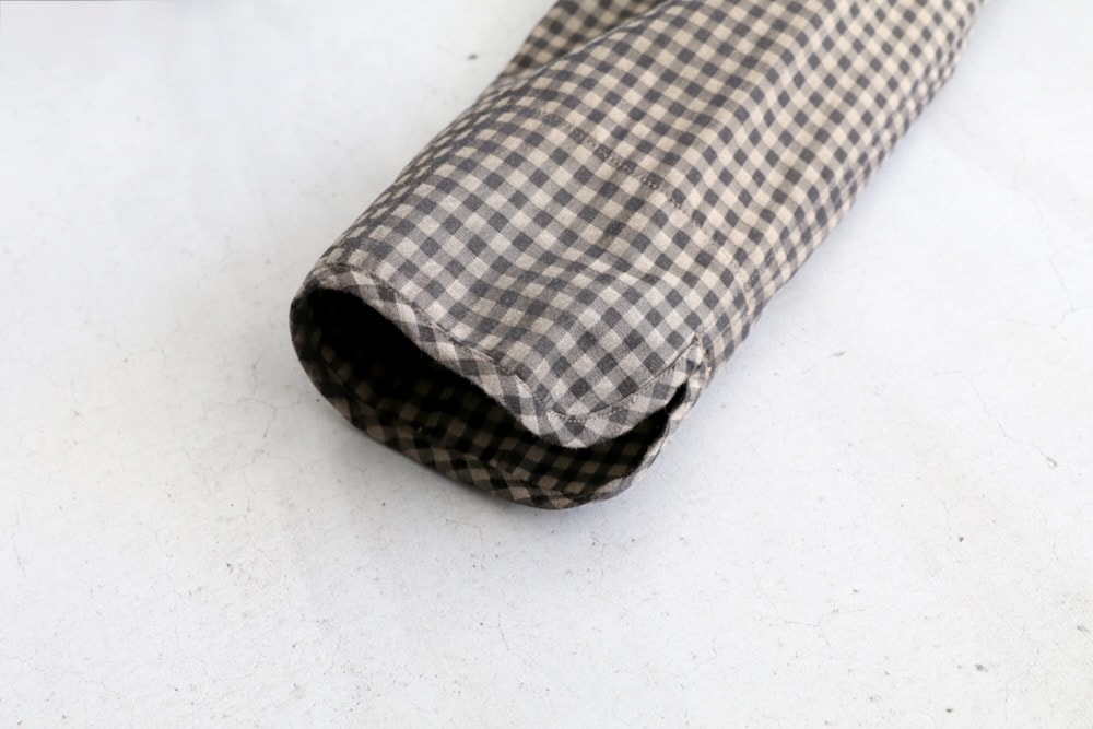 ts(s) (�ƥ�����������) "Gingham Plaid Jacquard Polyester*Cotton Cloth 2 Button 3 Patch Pocket Piping Jacket"