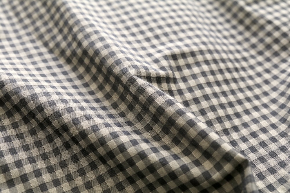 ts(s) (�ƥ�����������) "Gingham Plaid Jacquard Polyester*Cotton Cloth 2 Button 3 Patch Pocket Piping Jacket"