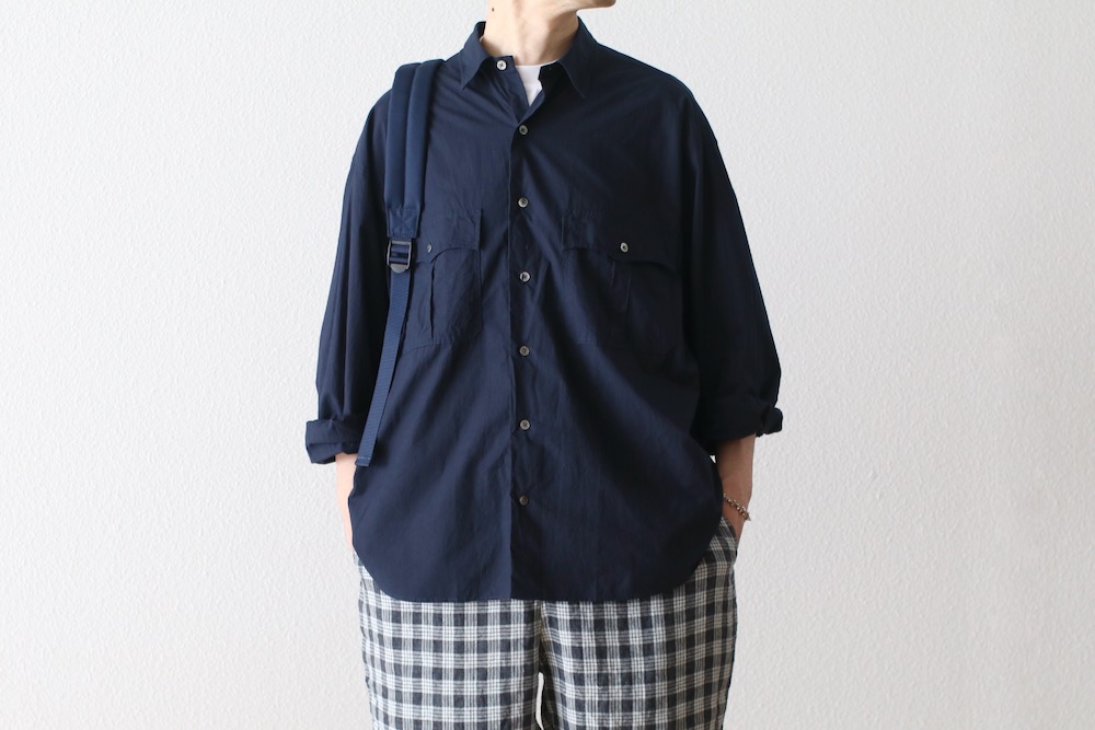 Porter Classic(�ݡ��������饷�å�) "ROLL UP TRAVELER'S SHIRT"