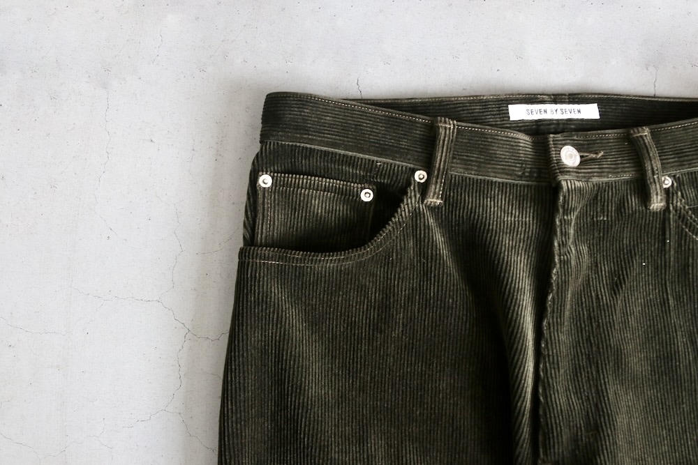 SEVEN BY SEVEN (���֥�Х����֥�) "CORDUROY WIDE PANTS ��Modal mix��"