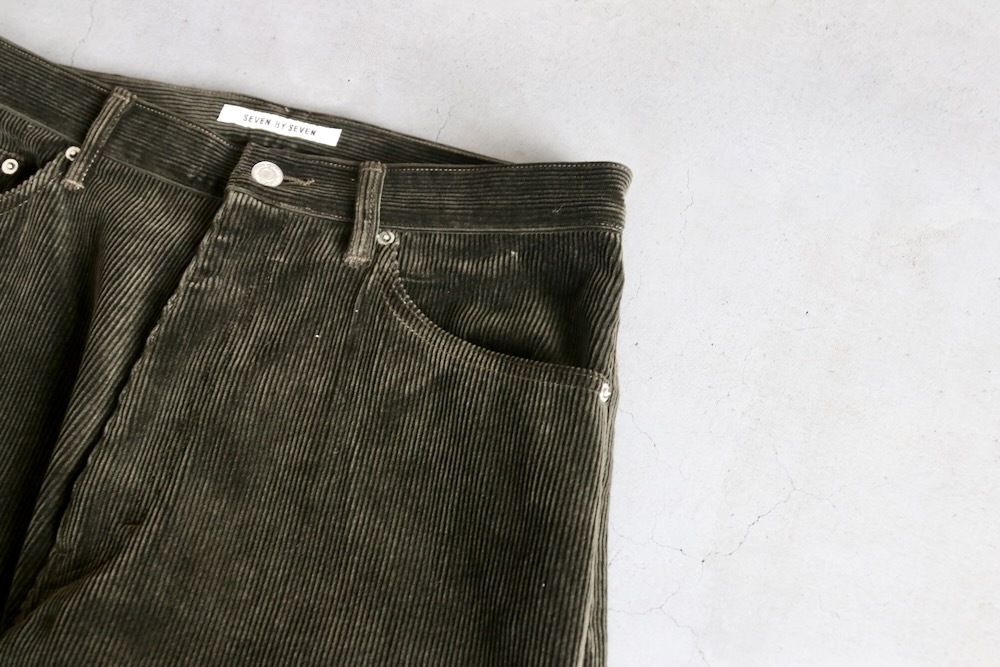 SEVEN BY SEVEN (���֥�Х����֥�) "CORDUROY WIDE PANTS ��Modal mix��"