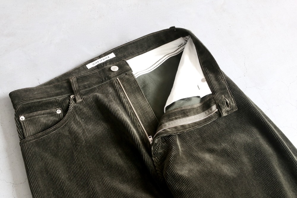 SEVEN BY SEVEN (���֥�Х����֥�) "CORDUROY WIDE PANTS ��Modal mix��"