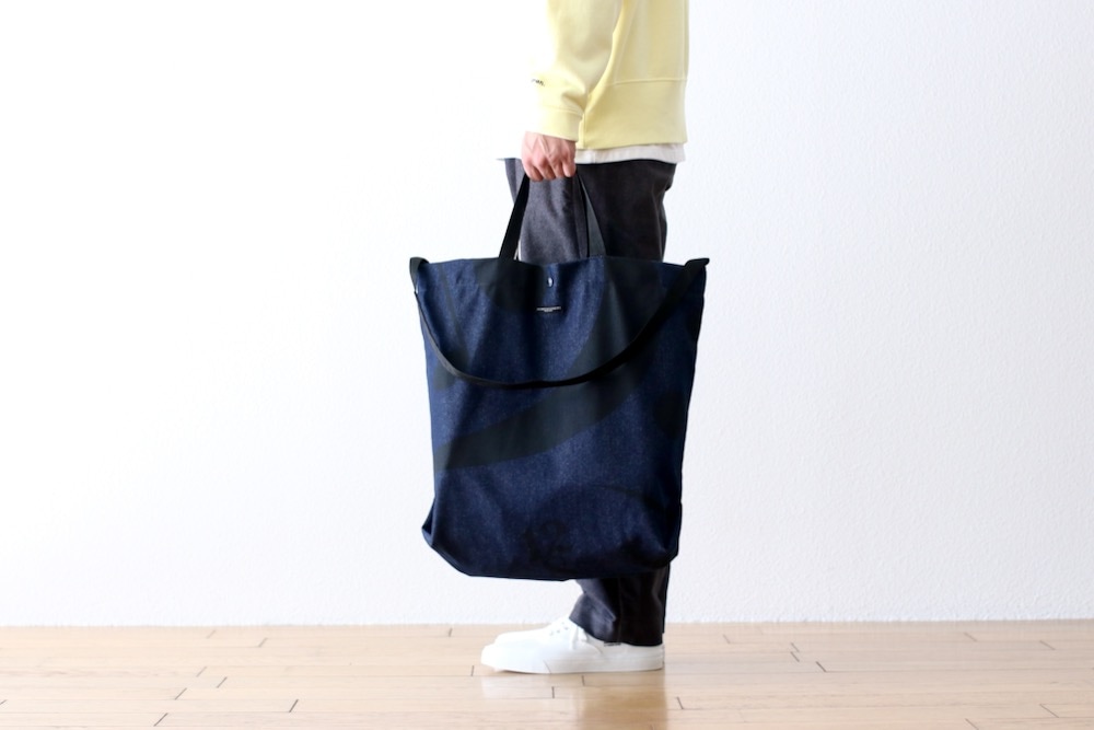 [10% > 15%OFF] Engineered Garments (���󥸥˥����ɥ�������) "Carry All Tote - Music Note Print 12oz Denim"