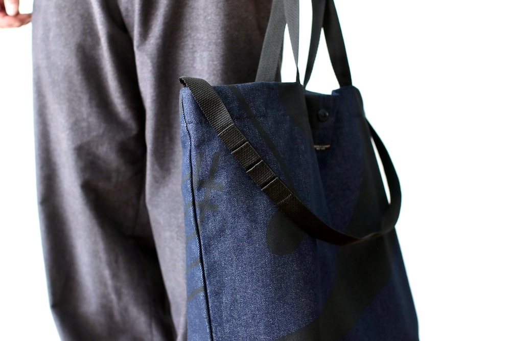 [10% > 15%OFF] Engineered Garments (���󥸥˥����ɥ�������) "Carry All Tote - Music Note Print 12oz Denim"