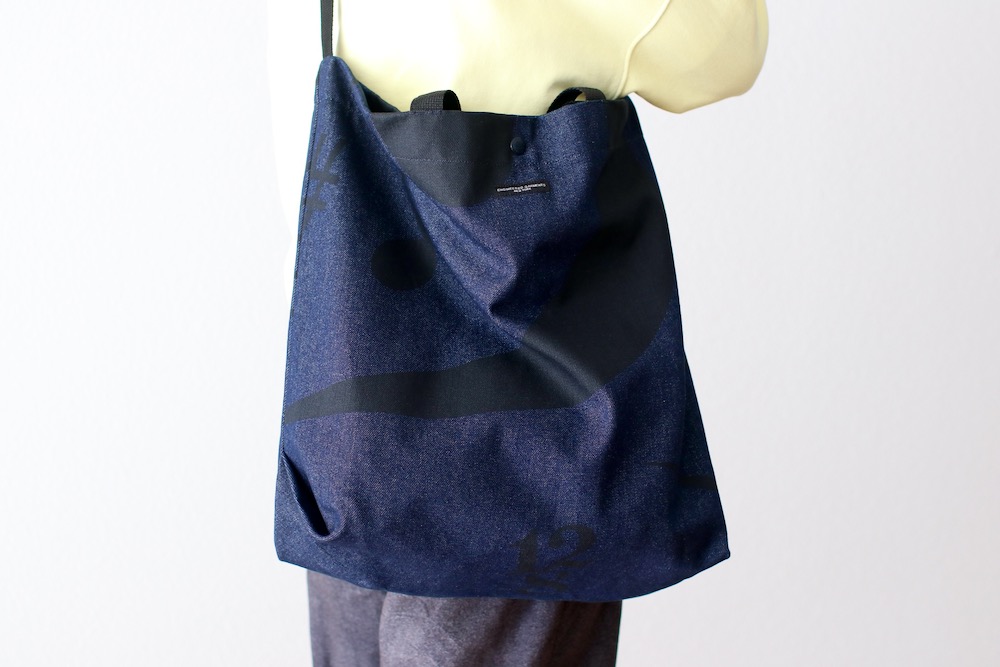 [10% > 15%OFF] Engineered Garments (���󥸥˥����ɥ�������) "Carry All Tote - Music Note Print 12oz Denim"