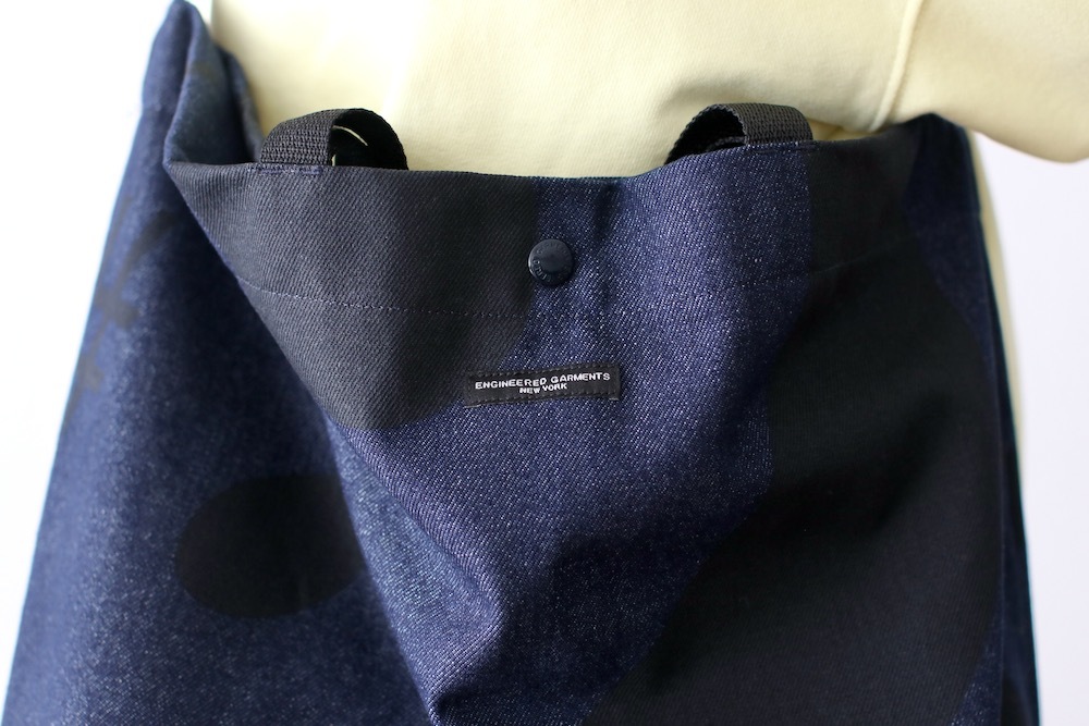 [10% > 15%OFF] Engineered Garments (���󥸥˥����ɥ�������) "Carry All Tote - Music Note Print 12oz Denim"