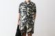 ts(s) (�ƥ�����������) "Open Collar Short Sleeve Shirt -Leaf Print Viscose Cloth-"