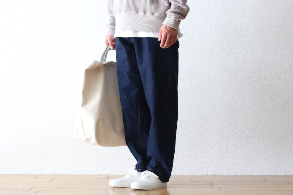 CIOTA (シオタ) “インディゴスビン13.5oz ワイドテーパードデニム PTLM