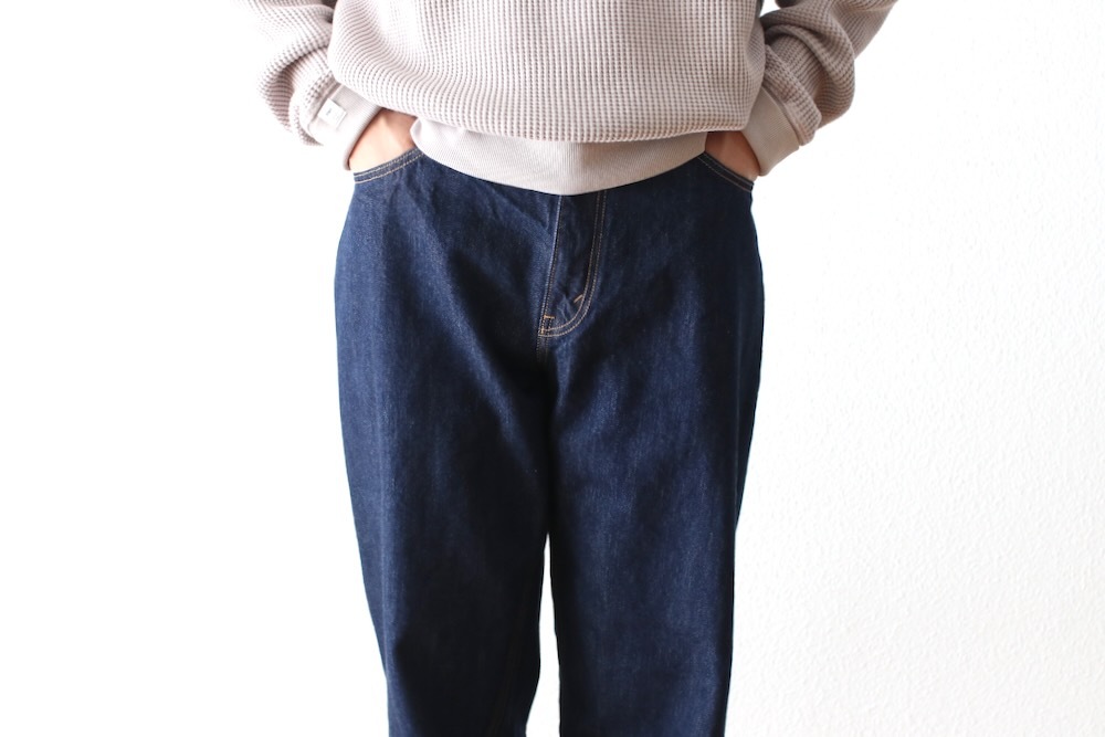 10%OFF] CIOTA (シオタ) “インディゴスビン13.5oz ワイドテーパード 