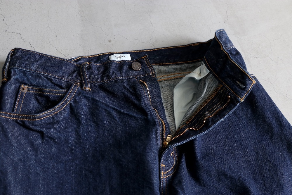 CIOTA (シオタ) “インディゴスビン13.5oz ワイドテーパードデニム PTLM