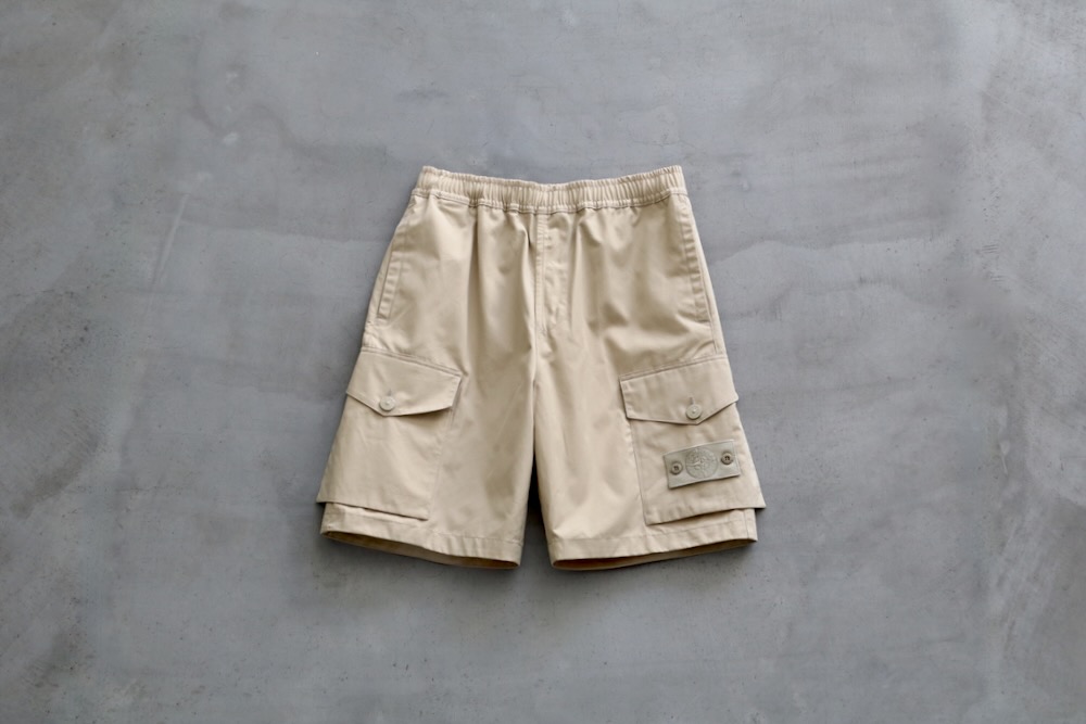 STONE ISLAND(ȡ󥢥 ) "STONE ISLAND GHOST PIECE_O-VENTILE BERMUDA SHORTS"