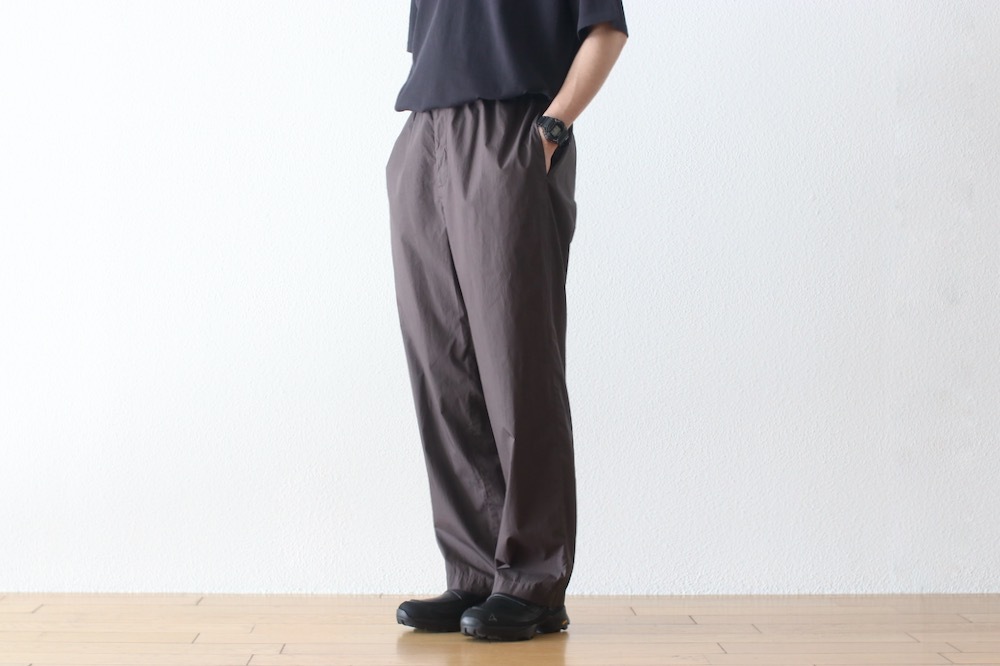 ATON (ȥ) "COTTON LAWN WIDE EASY PANTS"