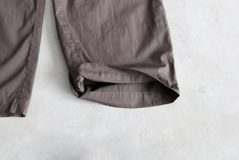ATON (ȥ) "COTTON LAWN WIDE EASY PANTS"