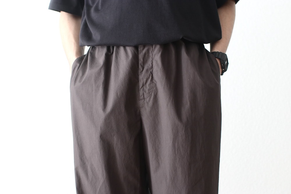 ATON (ȥ) "COTTON LAWN WIDE EASY PANTS"