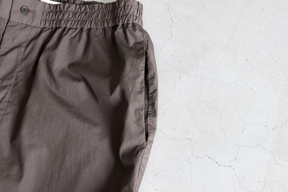 ATON (ȥ) "COTTON LAWN WIDE EASY PANTS"