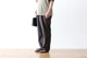 ATON (ȥ) "COTTON LAWN WIDE EASY PANTS"