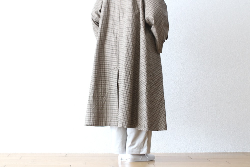 WOMEN'STOUJOURSʥȥ塼ˡOversized Wind Slip Soutien Collar Coat -HIGH COUNT COTTON GABARDINE CLOTH-