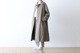 WOMEN'STOUJOURSʥȥ塼ˡOversized Wind Slip Soutien Collar Coat -HIGH COUNT COTTON GABARDINE CLOTH-