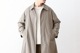 WOMEN'STOUJOURSʥȥ塼ˡOversized Wind Slip Soutien Collar Coat -HIGH COUNT COTTON GABARDINE CLOTH-