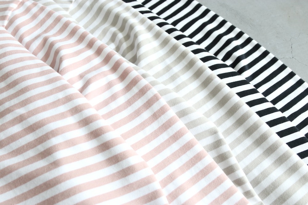 [10% > 30%OFF] nanamica(�ʥʥߥ�) "COOLMAX Stripe Jersey L/S Tee"