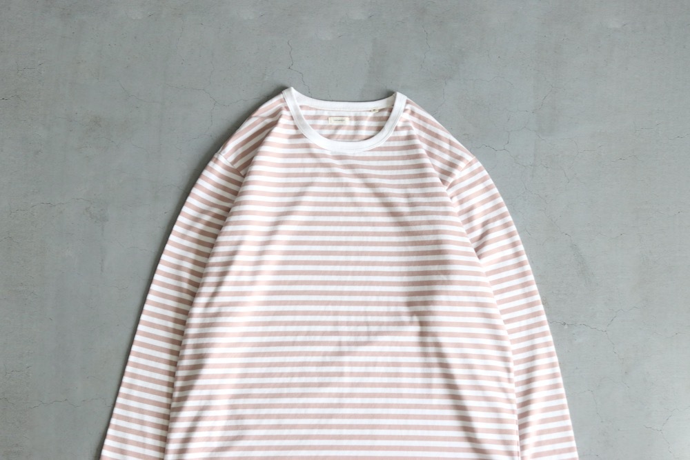 [10% > 30%OFF] nanamica(�ʥʥߥ�) "COOLMAX Stripe Jersey L/S Tee"
