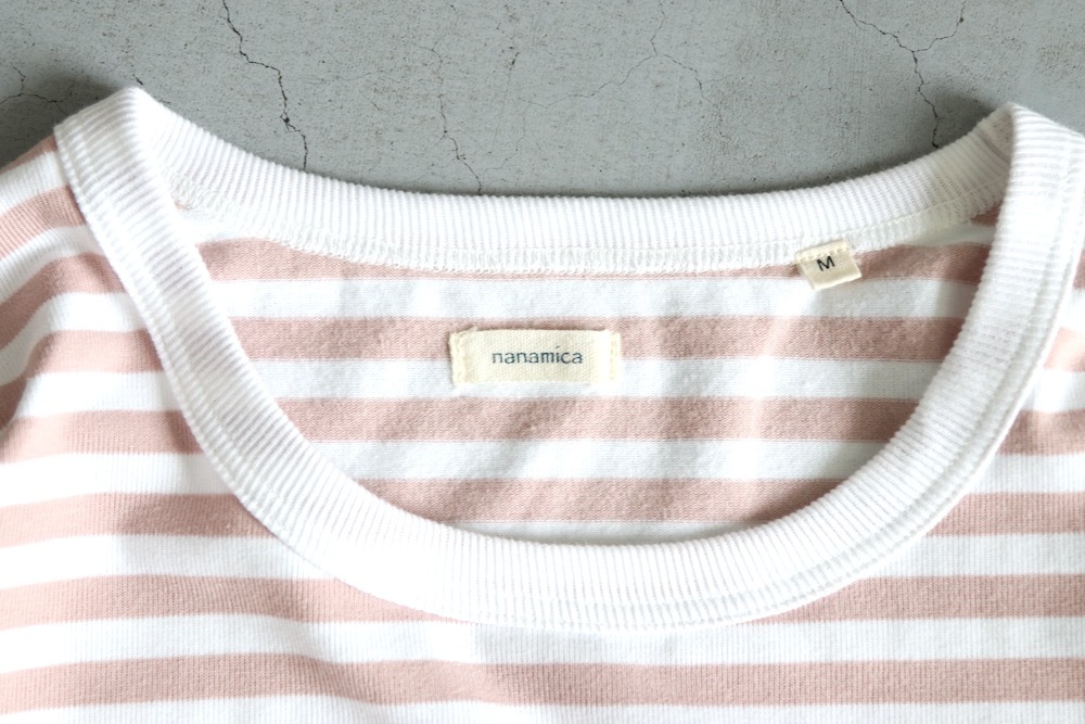 [10% > 30%OFF] nanamica(�ʥʥߥ�) "COOLMAX Stripe Jersey L/S Tee"