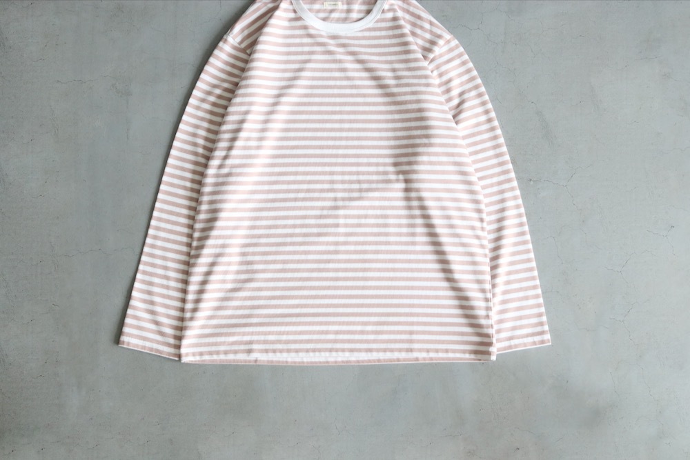 [10% > 30%OFF] nanamica(�ʥʥߥ�) "COOLMAX Stripe Jersey L/S Tee"