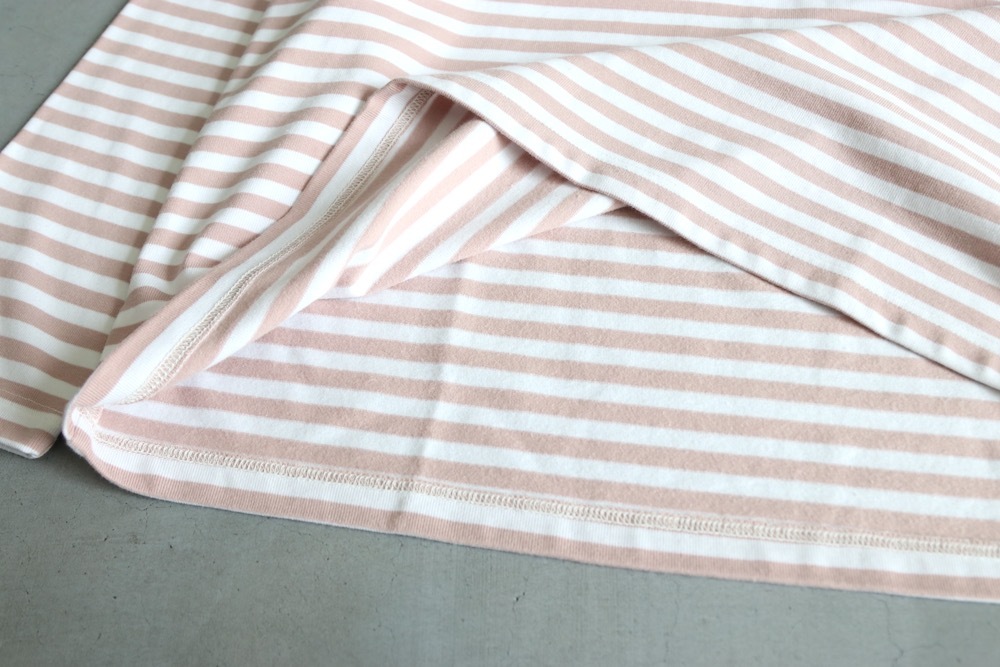 [10% > 30%OFF] nanamica(�ʥʥߥ�) "COOLMAX Stripe Jersey L/S Tee"